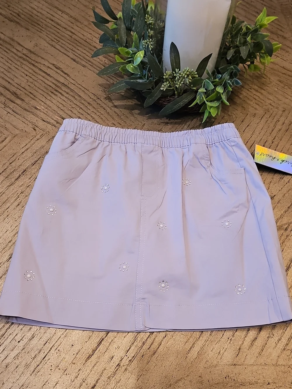 Lavender Purple Skirt With Shorts Size 13 NWT Derek Heart